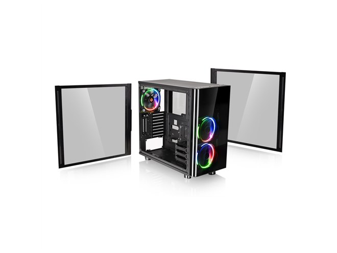 Thermaltake、2面強化ガラスパネル採用のミドルタワーPCケース2種
