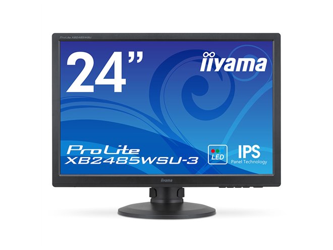 iiyama、1920×1200表示の24.1型ワイド液晶「ProLite XB2485WSU-3 