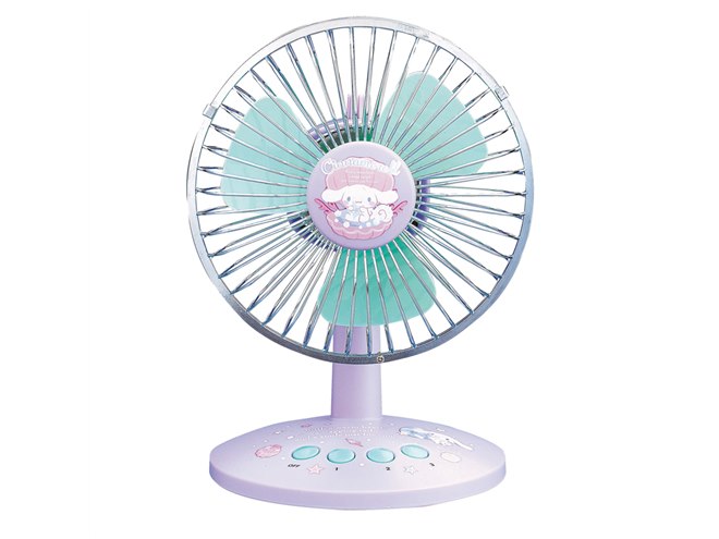 チャーミーキティ　扇風機　ピンク　06年製　羽根18㎝　風:強弱　首振り　美品 チャーミーキティ 扇風機 ピンク 06年製 羽根18㎝ 風:強弱 首