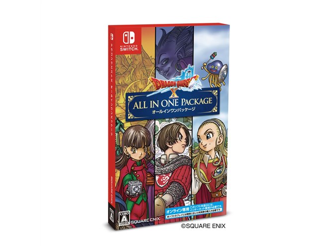 ドラクエX オールインワンパッケージ、Nintendo Switch/PS4版の発売日