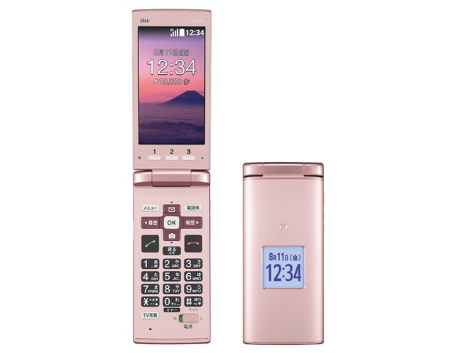 au、でか文字&でか時計に対応のかんたんケータイ「KYF36」 - 価格.com
