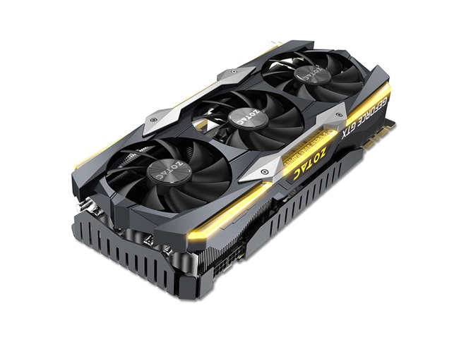 【動作確認済】ZOTAC GTX1080ti 11GB ZOTAC、水冷システムに対応した「GeForce GTX 1080 Ti」など2