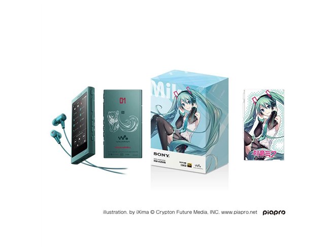 ソニー、ハイレゾウォークマン「初音ミク10周年記念モデル」など限定発売 - 価格.com