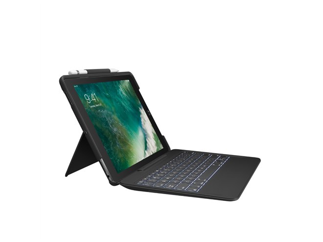 ロジクール、新型iPad Pro用バックライト付きキーボードケース「iK1272