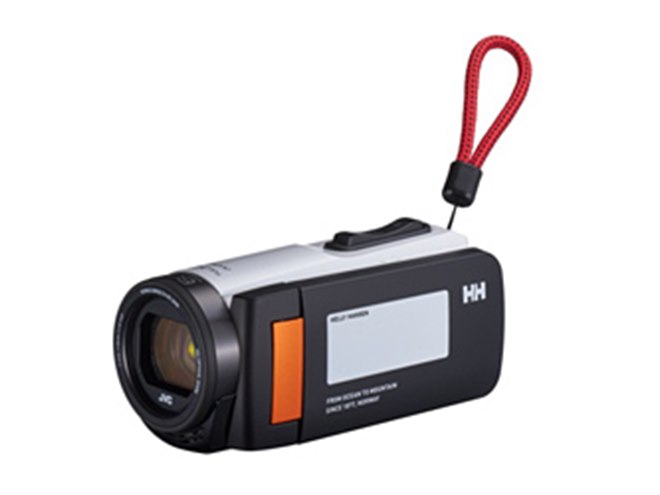 JVC HELLY HANSEN×JVC Everio R 防水 防塵 JVC、マリンウェアブランド「HELLY HANSEN」とコラボした防水対応