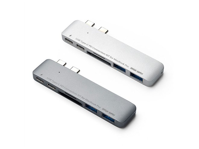 サンワ、MacBook Pro専用でアルミボディのUSB-Cハブ - 価格.com