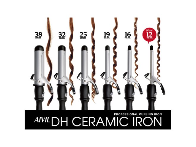 アイビル、くるんくるんのパーマヘアが作れるバレル径12mmのヘア