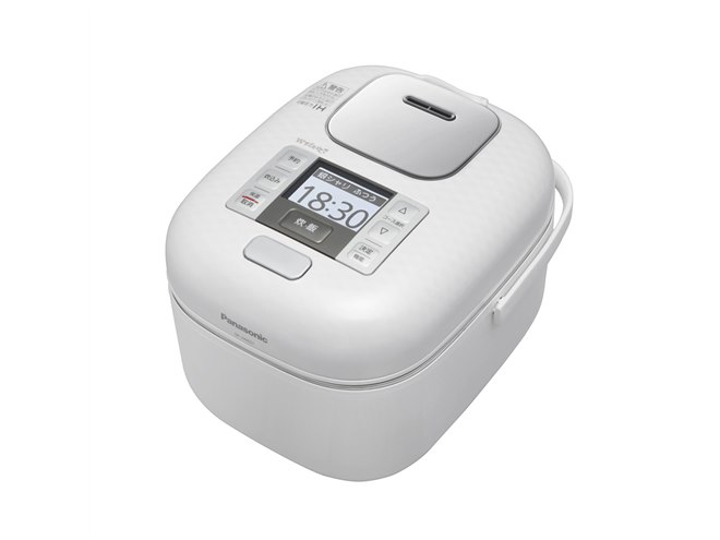 パナソニック、「Wおどり炊き」と「加圧追い炊き」搭載の3合炊きジャー