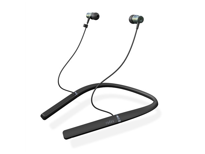 ラディウスBluetoothイヤホン HP-BTL01 LDAC対応 ほぼ未使用 ラディウス、LDACに対応したネックバンド型Bluetoothイヤホン