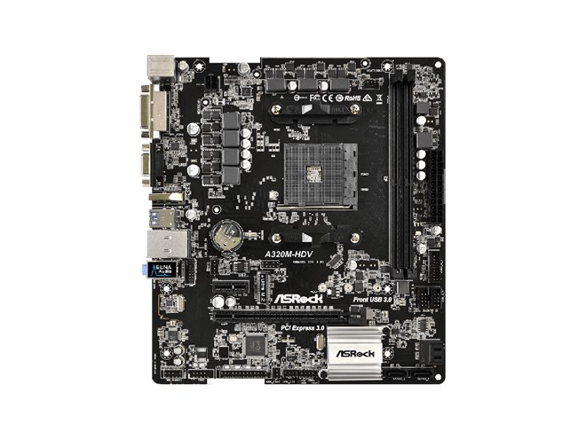 ASRock、Ryzen対応で「A320」チップセット搭載のMicroATXマザー - 価格.com