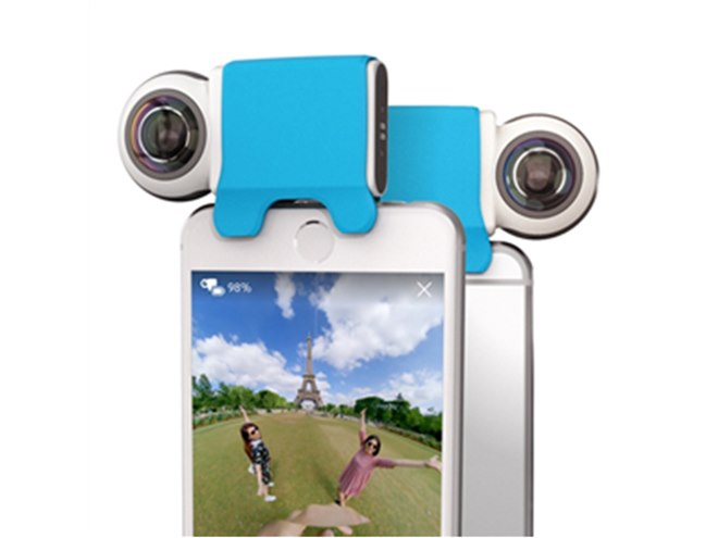 iPhone/iPad専用の手ぶれ補正機能付き360度カメラ「Giroptic iO