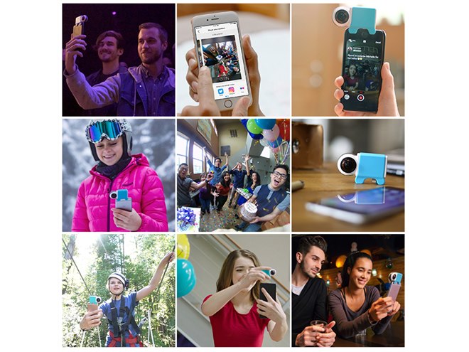 iPhone/iPad専用の手ぶれ補正機能付き360度カメラ「Giroptic iO