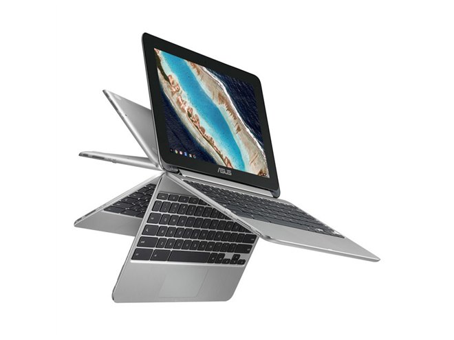 【中古】chromebook Flip　C101PA　ASUS Amazon.co.jp: ASUS Chromebook Flip C101PA シルバー 10.1型