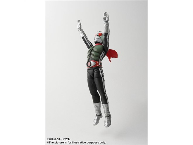 バンダイ、「仮面ライダー新1号」「本郷猛」の全高145mmフィギュアを各