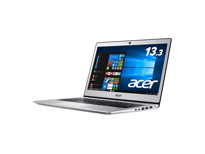 エイサー、重さ1.3kgで指紋認証を搭載した13.3型ノートパソコン - 価格.com