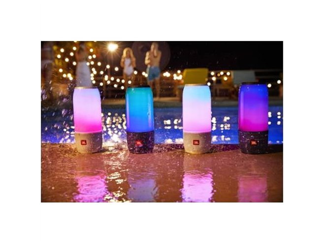 JBL、防水対応のBluetoothイルミネーションスピーカー「JBL PULSE 3