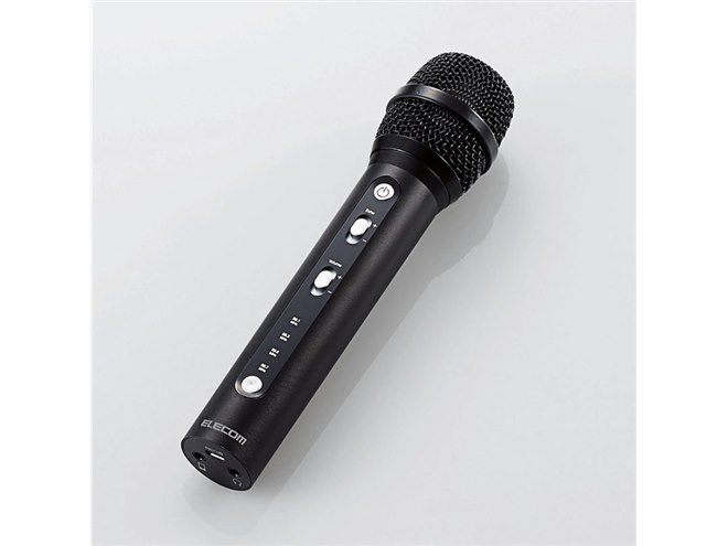 エレコム、エコー調節が可能なスマートフォン用カラオケマイク3機種