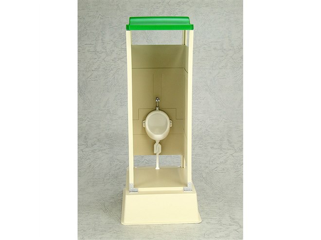 仮設トイレ」を1/12スケールで忠実に再現、可動フィギュアにピッタリ