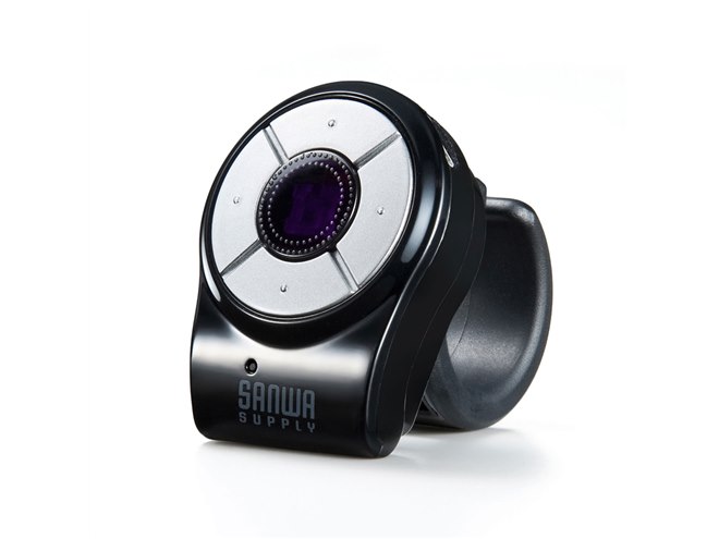 指に装着して親指で操作できるリング型マウス「MA-RING-WW」 - 価格.com