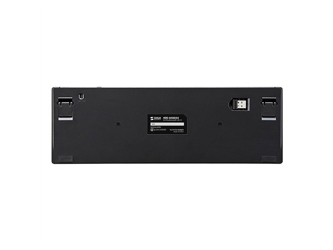 サンワ、テンキー付きでコンパクトな充電式ワイヤレスキーボード