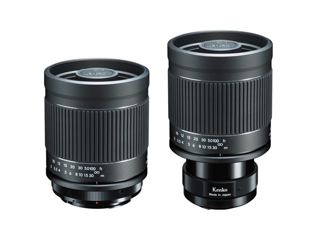 ケンコー、超望遠なのにコンパクトな一眼カメラ用「ミラーレンズ 400mm