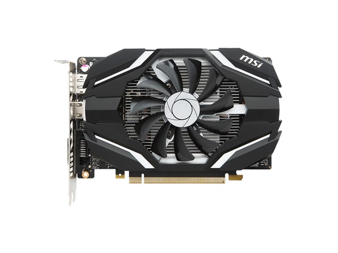 MSI、補助電源なしでOCを実現した「GeForce GTX 1050 Ti 4G OCV1