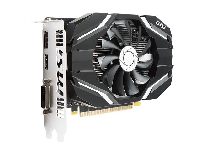 MSI、補助電源なしでOCを実現した「GeForce GTX 1050 Ti 4G OCV1