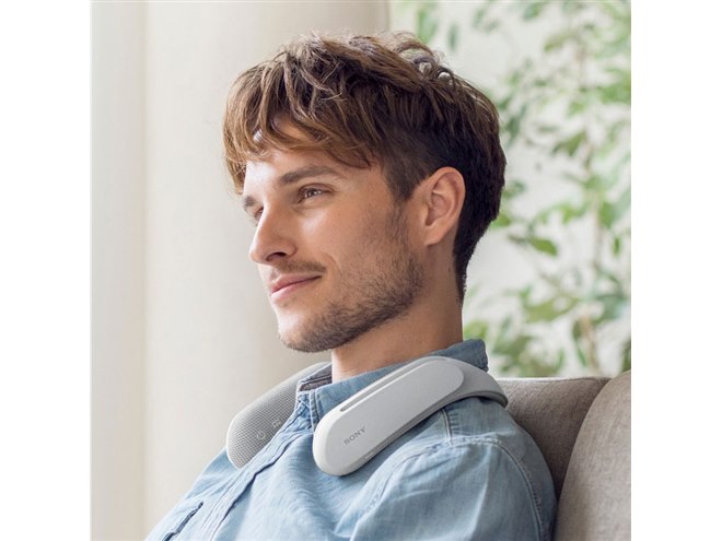 ソニー、音に包まれるようなウェアラブルネックスピーカー「SRS-WS1