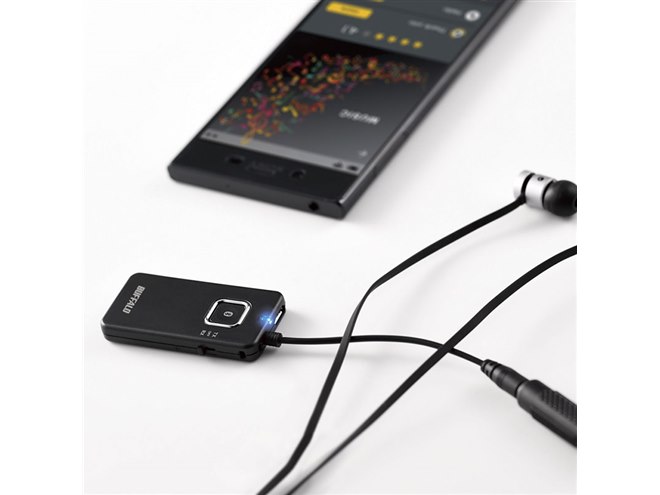バッファロー、aptX LLに対応したBluetoothトランスミッター