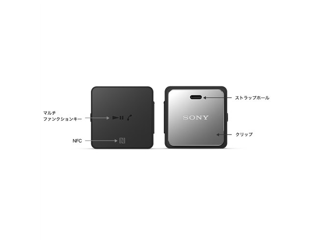 ソニー、BTレシーバーにもなるクリップスタイルの小型ヘッドセット