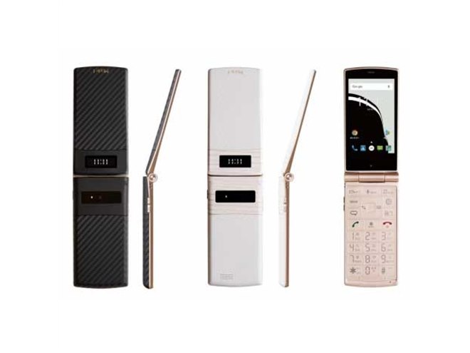 Mode 1 RETRO 折りたたみ式スマートフォン ガラケー型Android ソフトバンク、Android 7.0搭載の折りたたみケータイを「+Style」で