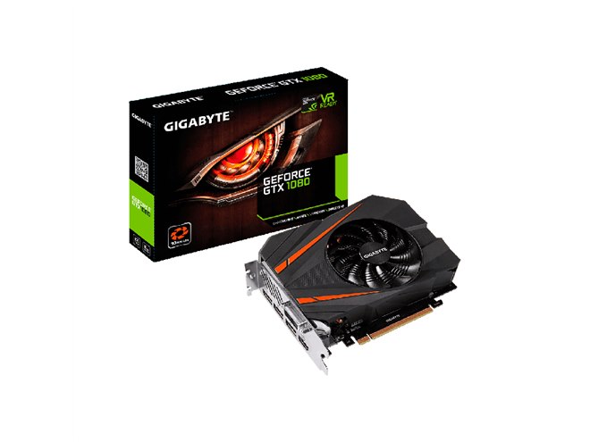 GIGABYTE グラフィックボード GTX1080 ショート基盤 GIGABYTE、長さ17cmのショート基盤向け「GEFORCE GTX 1080