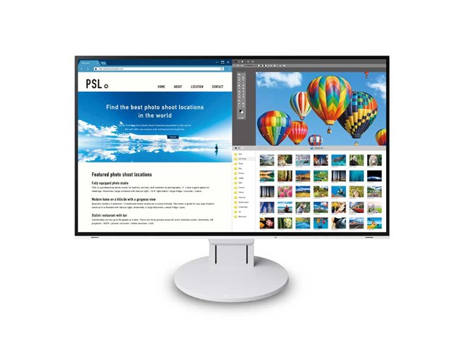 EIZO、Type-C搭載で60W給電対応の27型4K液晶「FlexScan EV2785