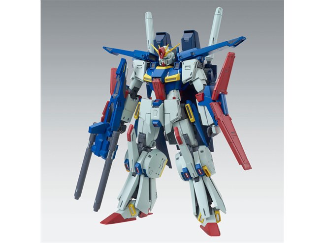 MG　ゼータ、強化型ダブル、νガンダムver.ka MG 強化型ダブルゼータガンダム Ver.Ka」、アニメのイメージを成形色に