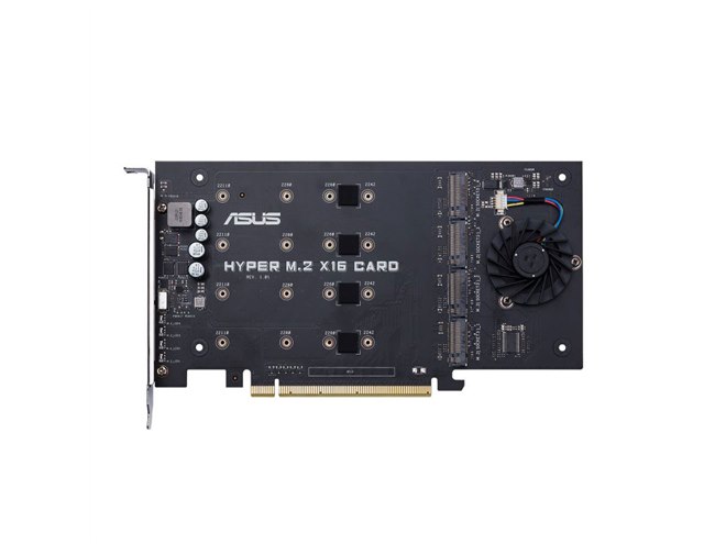 ASUS、4台のM.2ドライブを搭載できる「HYPER M.2 X16 CARD」 - 価格.com