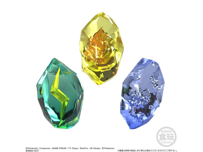 pokemon evolutionary stone shinka no ishi premium bandai toy