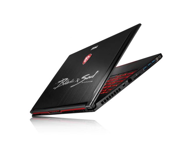 MSI、ブレイド アンド ソウルとコラボした15.6型ゲーミングPC