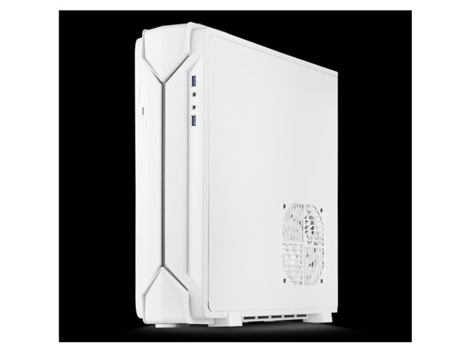Silver Stone、Mini-ITX対応スリムPCケース「SST-RVZ03」ホワイト