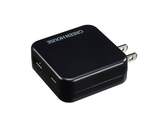 グリーンハウス、USB Type-CとUSB Type-Aに対応したAC充電器 - 価格.com