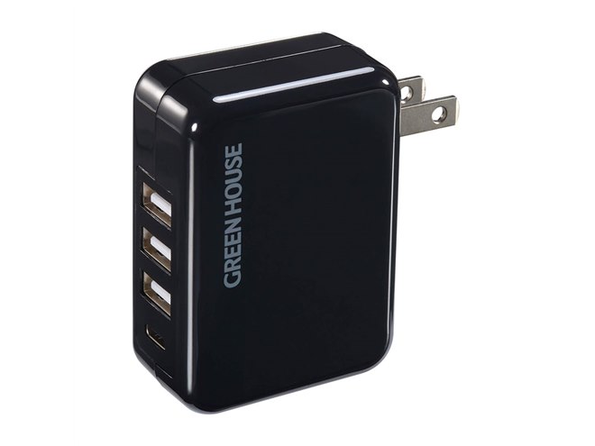 グリーンハウス、USB Type-CとUSB Type-Aに対応したAC充電器 - 価格.com