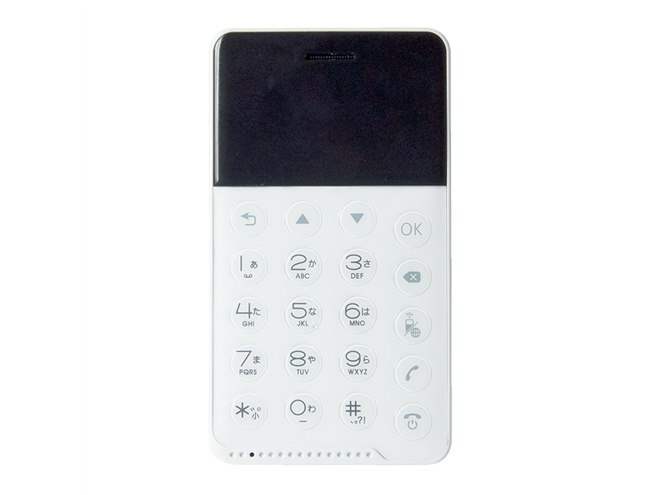 nichephone S+ シンプルsimフリー携帯 SIMフリー携帯電話「NichePhone-S+」 薄さ9.5ミリのカードサイズ