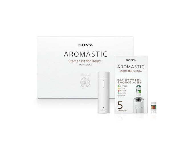 ソニー、yuicaとコラボした森の香りが楽しめる「AROMASTIC