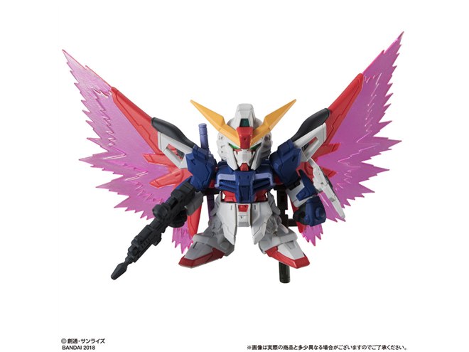 光の翼など、「ガシャポン戦士F デスティニーガンダム」拡張