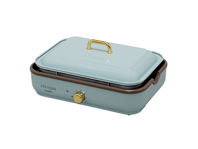 アイリスオーヤマ、「ricopa」シリーズのミニホットプレート「MHP-R102