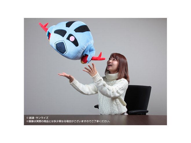 BANDAI - クッション ガンダム ジオング ガンダムとジオングの頭部が「もふもふクッション」になって登場