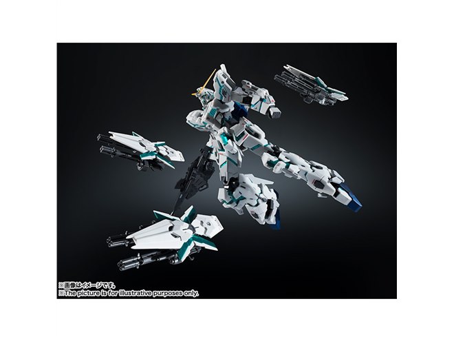 ユニコーンガンダム、彩色・マーキングなど追加したROBOT魂フィギュア