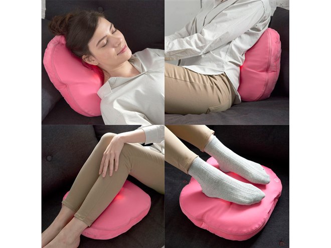 パウダービーズのクッション型「ドクターエア 3Dマッサージクッション