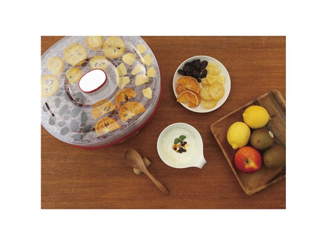 イーバランス、レトロカラーの食品乾燥機「ヘルシーフードドライヤー