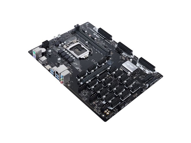 ASUS、19基のPCIeスロットを搭載したマイニング向けマザーボード