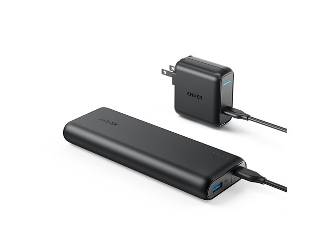 Anker、ノートパソコンも充電できるPD対応の20000mAhモバイル
